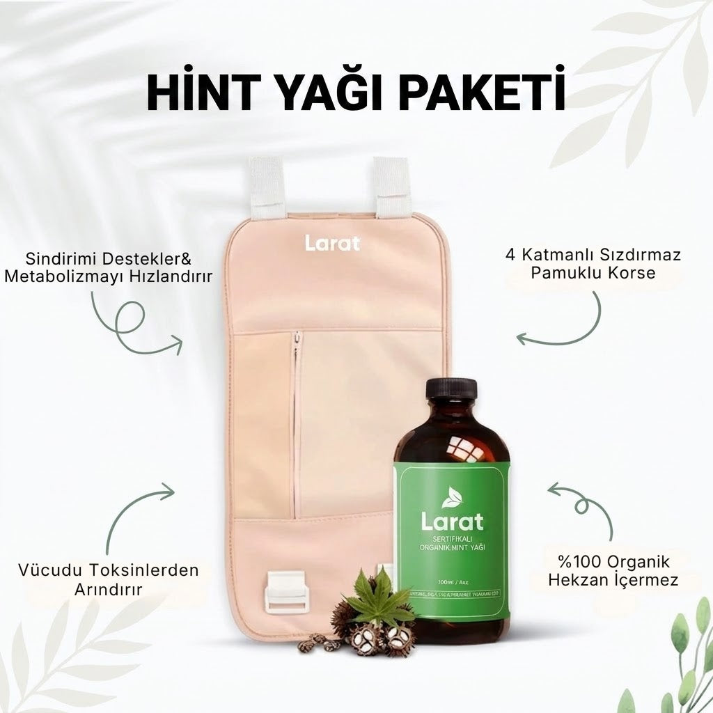 Larat Hint Yağı Paketi (Korse ve Hint Yağı)